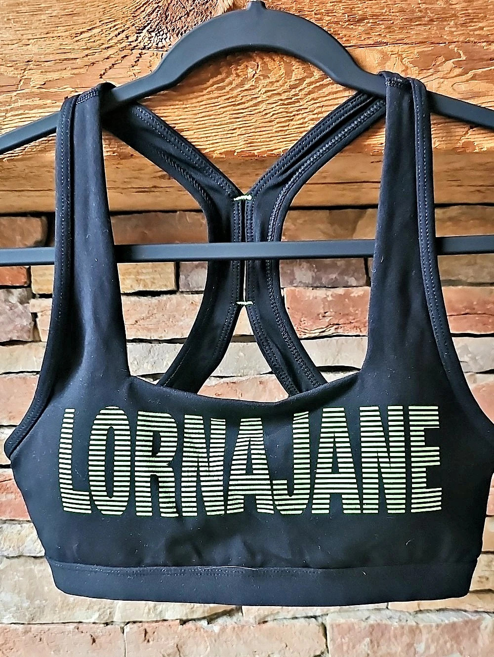 Lorna Jane Black Sports Bra Like New